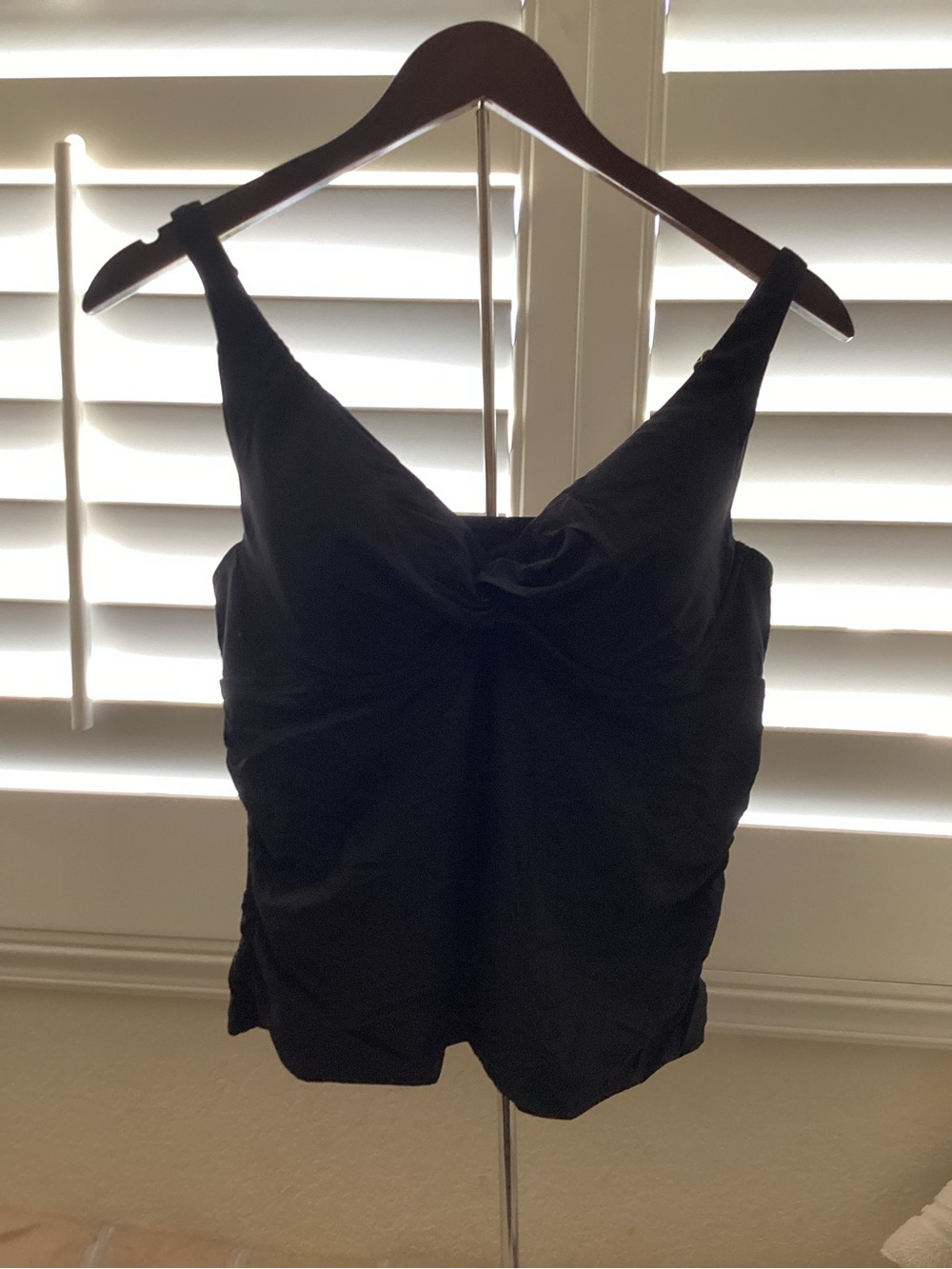 Time and Tru Black V-Neck Camisole Tank